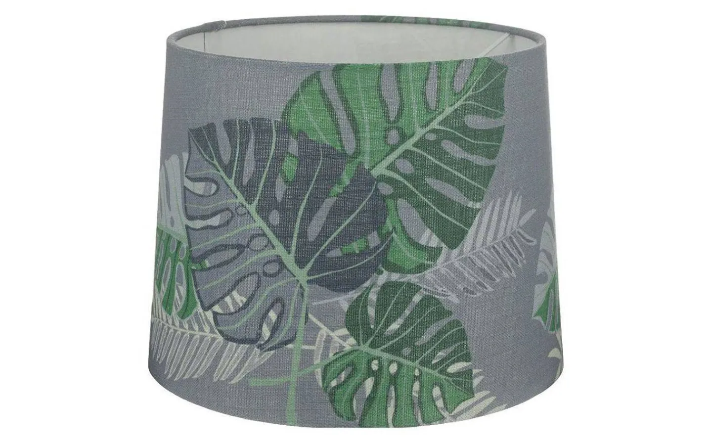 Mönstrade Lampskärmar-Oriva Leaf Lampskärm Ø25cm Grå