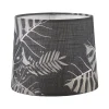 Mönstrade Lampskärmar-Oriva Leaf Lampskärm Ø20cm Svart