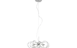 Stora Taklampor Ø50-69 Cm < ArmaturHantverk Leaf Taklampa 60cm Nickel