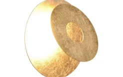 Lampetter-Trio Lighting Leano Vägglampa LED rund guld