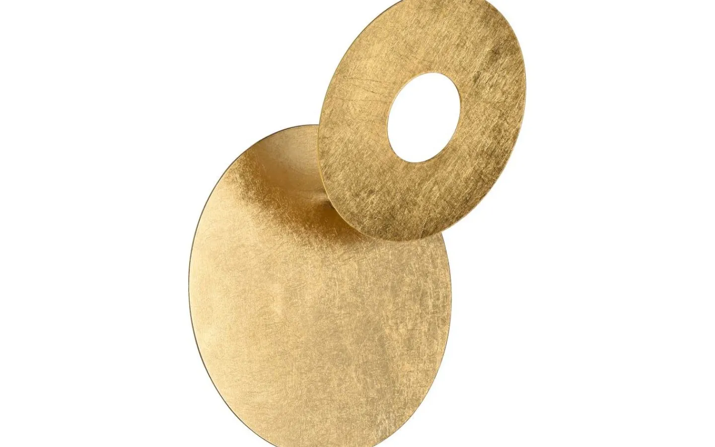 Lampetter-Trio Lighting Leano Vägglampa LED rund guld