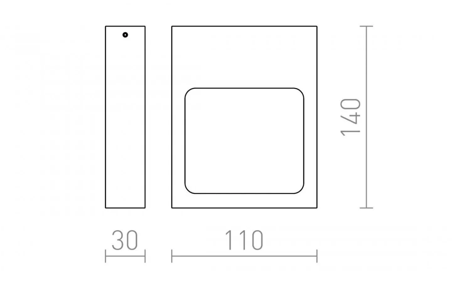 Lampetter < Rendl Lea Vägglampa Vit LED 6W 3000K