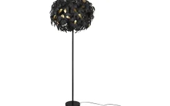Golvlampor-Reality Leavy Golvlampa 3xE14 mattsvart