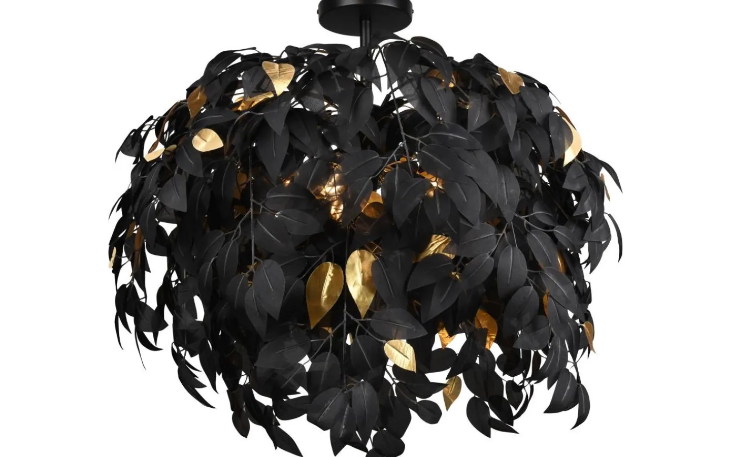 Plafonder-Reality Leavy Plafond 70cm 3xE14 mattsvart