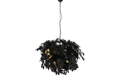 Stora Taklampor Ø70-150 Cm < Reality Leavy Taklampa 70cm 4xE14 mattsvart