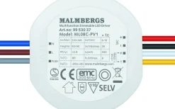 Led-Driver (Konstantström Ma)|Minispotlights & Ledpuckar < Malmbergs LED-driver Konstantström 500mA 2,1-8W Dimbar för Apparatdosa