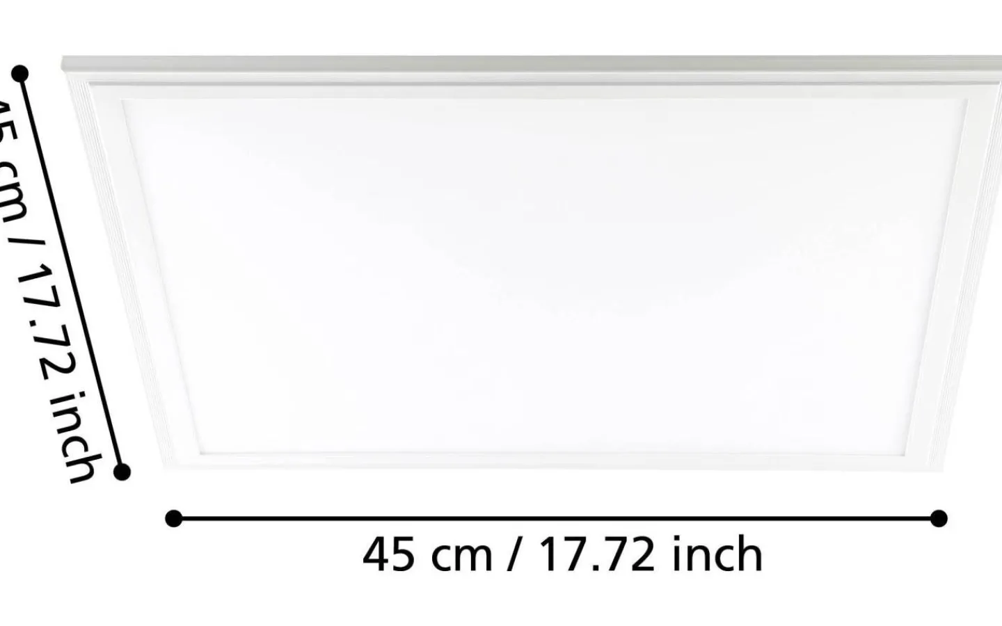 Plafonder-Eglo LED Plafond 45cm LED 4000K 21W Vit