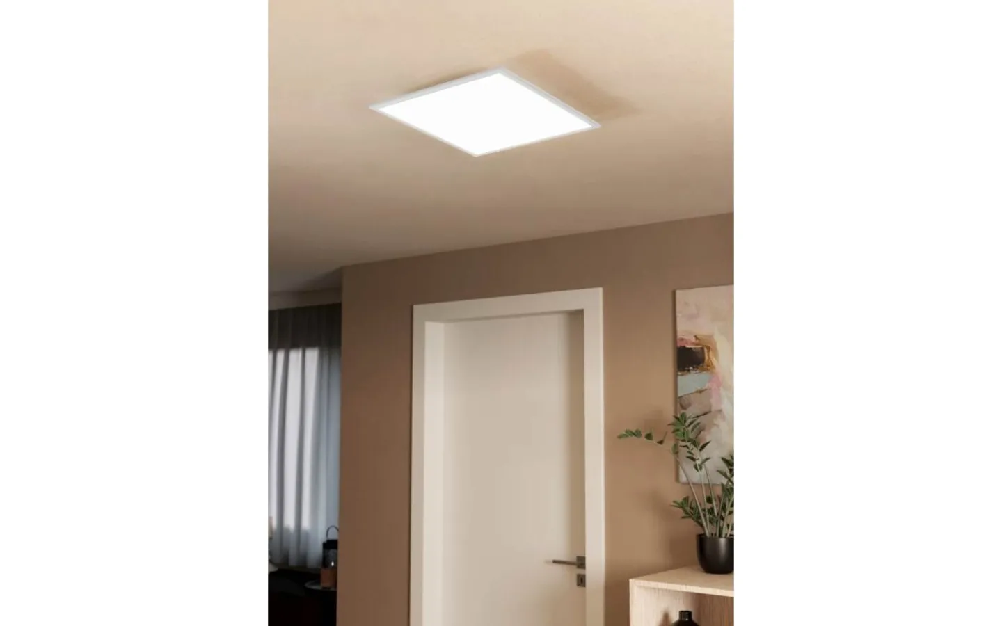 Plafonder-Eglo Led Plafond 59,5cm LED 4000K 33W Vit