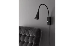 Sovrum|Läslampor < Belid Ledro Vägglampa LED GU5,3 Mattsvart