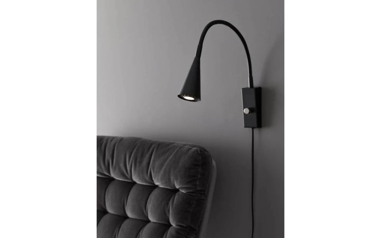 Sovrum|Läslampor < Belid Ledro Vägglampa LED GU5,3 Mattsvart