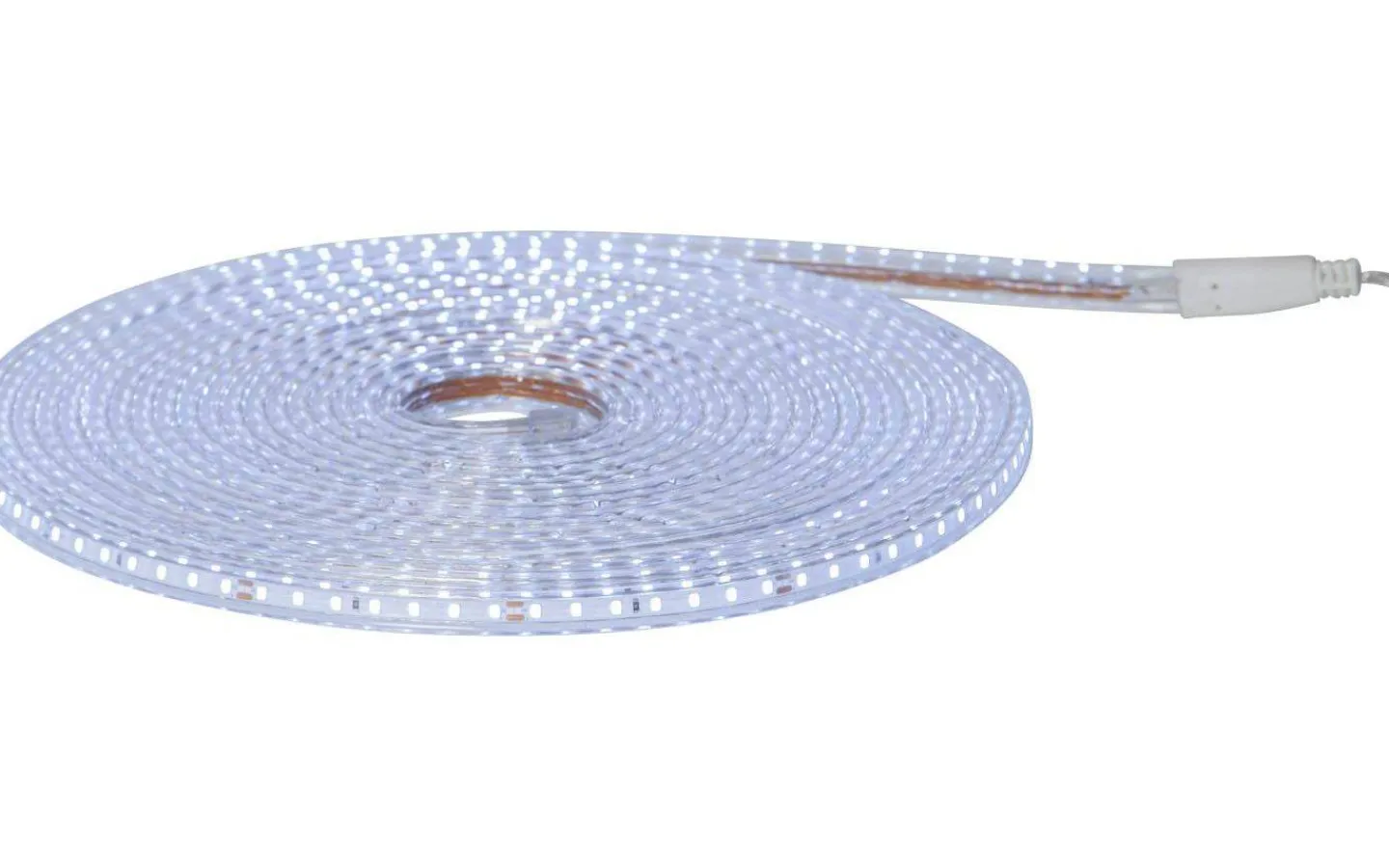 230V Led Slinga|230V Led Slinga-Star Trading LEDstrip Kallvit 13,5W 10m