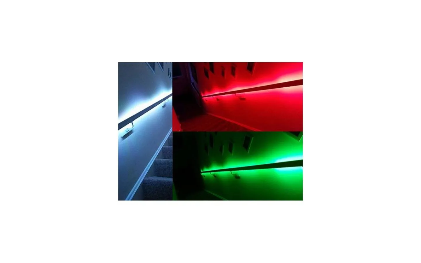 230V Led Slinga|Hall & Trappa-TeraLite LED LEDstrip 230V 10W/m RGB 60led/m 1m Cut Metervara