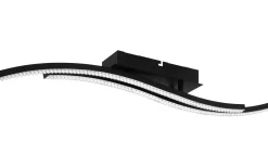 Plafonder-Eglo Lejias Plafond 78cm LED 3000K 21,5W Svart