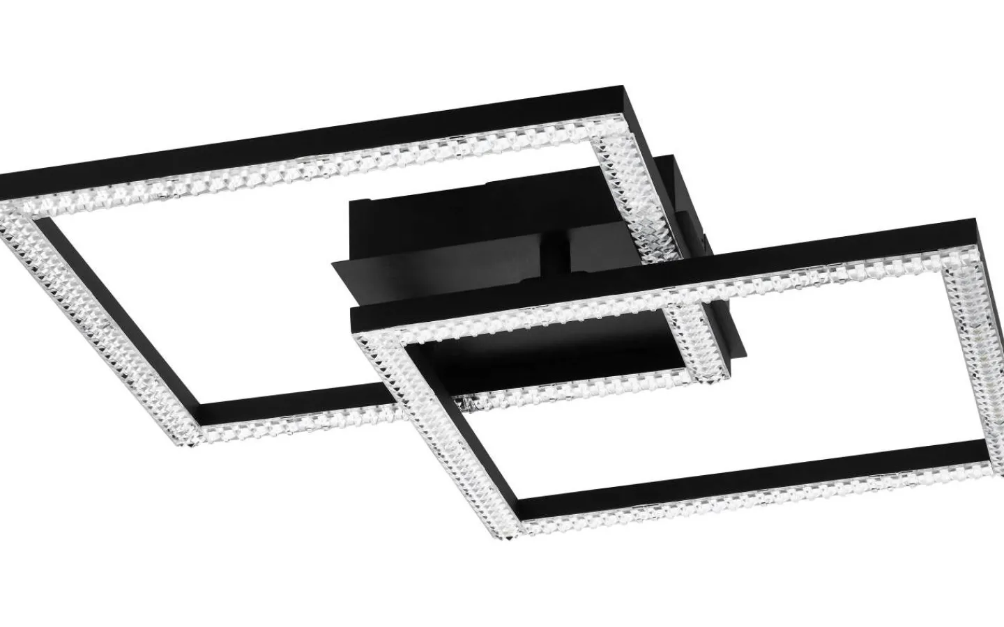 Plafonder < Eglo Lejias Plafond 45cm LED 3000K 21W Svart