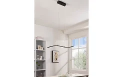 Avlånga Taklampor-Eglo Lejias Takplampa 78cm LED 3000K 21,5W Svart