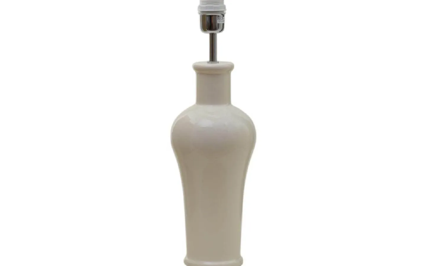 Lampfötter < Hallbergs Lejodal Lampfot 40cm Cream Glossy