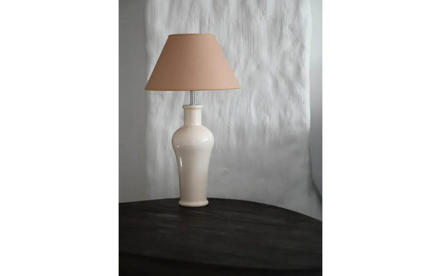 Lampfötter < Hallbergs Lejodal Lampfot 40cm Cream Glossy