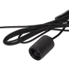 Sladdställ Med Sockel < Star Trading Lens Sladdställ 3,5m E27 Svart