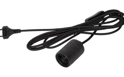Sladdställ Med Sockel < Star Trading Lens Sladdställ 3,5m E27 Svart
