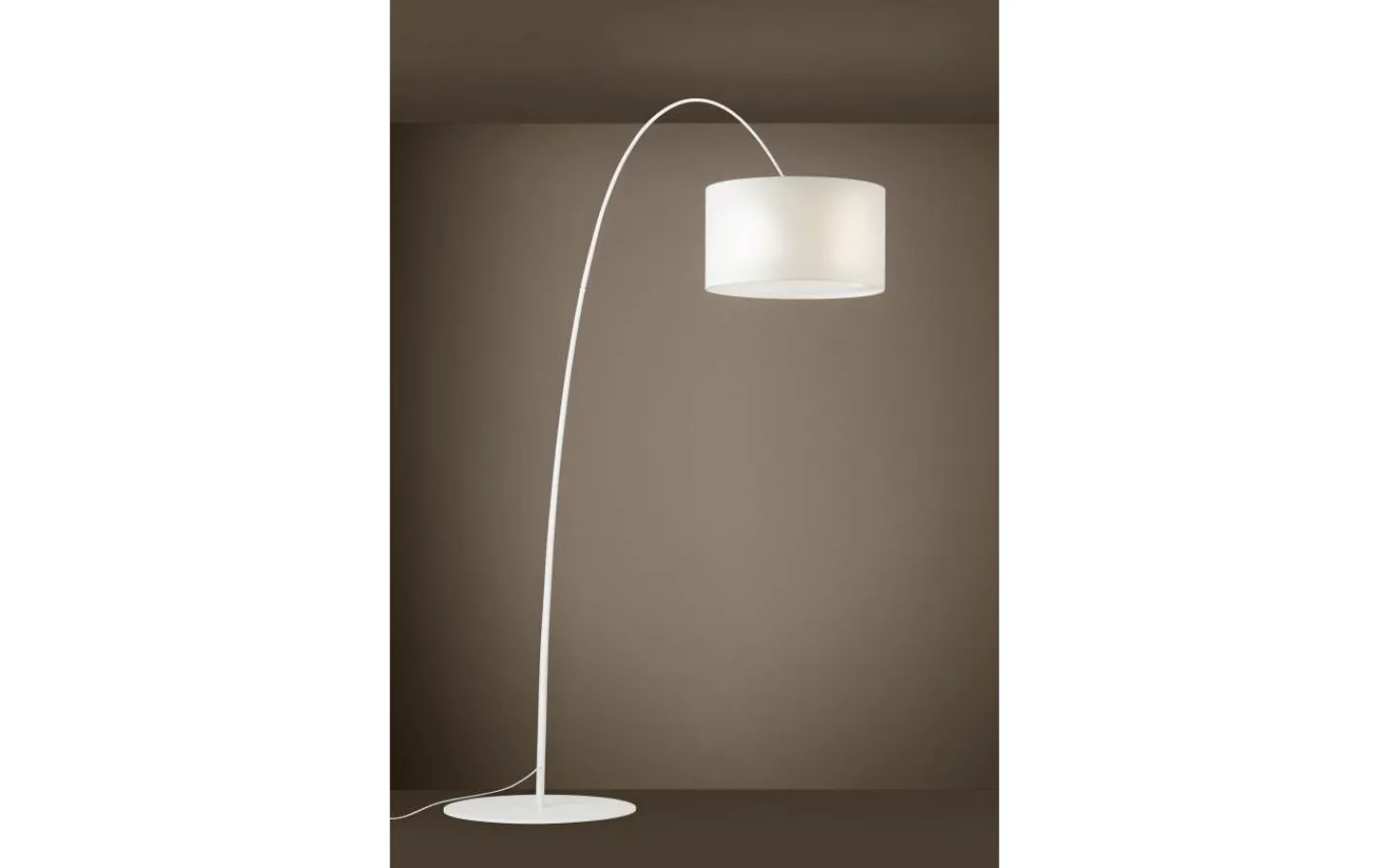 Golvlampor|Golvläslampor < Eglo Lesquerde Golvlampa 220cm Vit