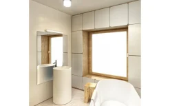 Badrumslampor Vägg < Rendl Levia Vägglampa Borstad Aluminium 60cm LED 12W IP44 3000K