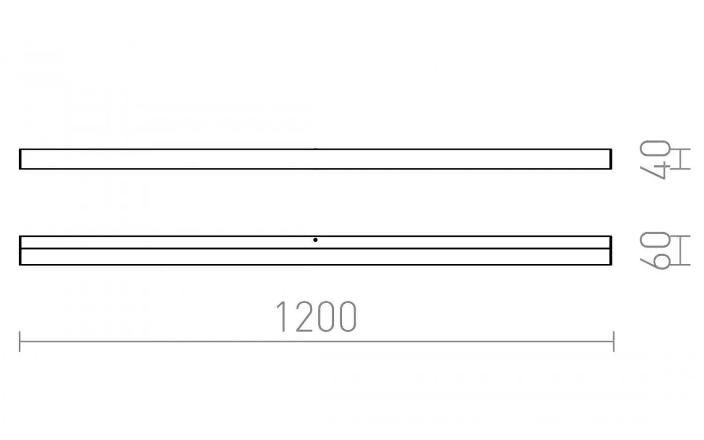 Badrum|Badrumslampor Vägg-Rendl Levia Vägglampa Krom LED 120cm 24W IP44 3000K