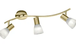 Avlånga Takspotlights|Takspot Med 3 Lampor < Trio Lighting Levisto Spotlight 3-st E14 matt mässing
