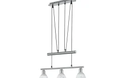 Avlånga Taklampor < Trio Lighting Levisto Takpendel 3-delad E14 borstad stål