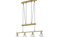 Avlånga Taklampor < Trio Lighting Levisto Takpendel 4-delad E14 matt mässing