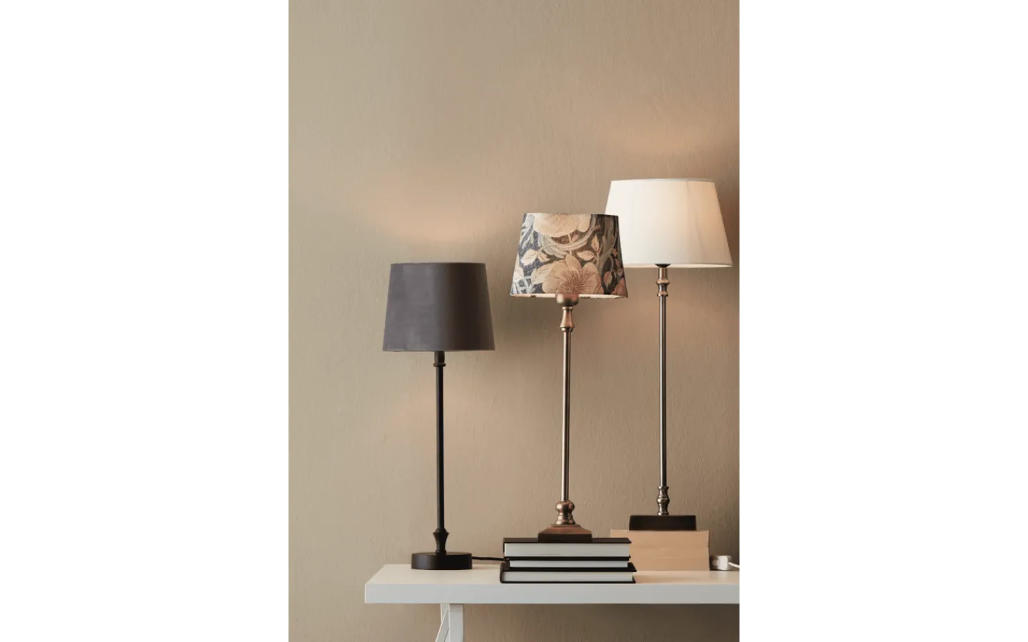 Bordslampor < PR Home Liam Bordslampa 56cm Svart/Grå