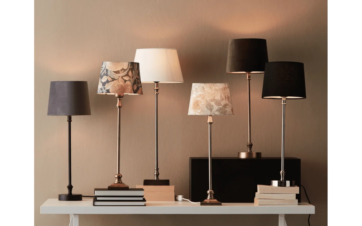 Bordslampor < PR Home Liam Bordslampa 56cm Svart/Grå