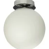Badrumslampor Tak-Aneta Lido Plafond 20cm Krom/Opalvit IP23