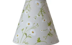 Toppringsskärmar < ArmaturHantverk Lilja Toppringskärm Ø21cm Prästkrage Beige