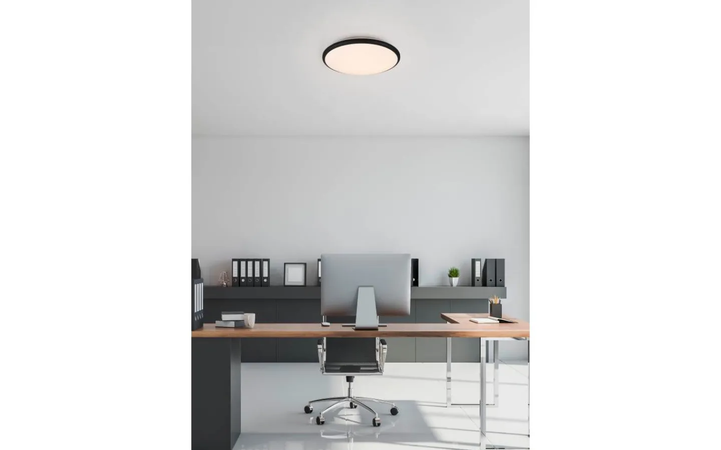 Plafonder-Reality Limbus Plafond LED 34cm mattsvart