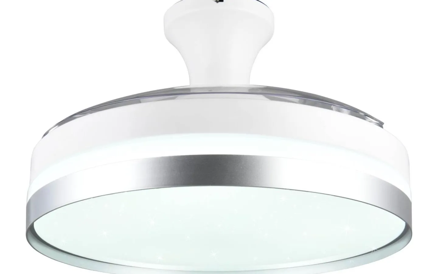 Takfläktar < Reality Lindberg Takfläkt 100cm LED vit/titan stjärnljus