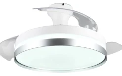 Takfläktar < Reality Lindberg Takfläkt 100cm LED vit/titan stjärnljus