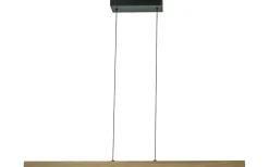 Avlånga Taklampor < Aneta Linea Taklampa 100cm LED 22W 3000K Trä/Svart