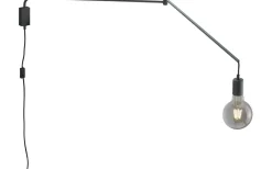 Läslampor-Trio Lighting Line Vägglampa E27 mattsvart
