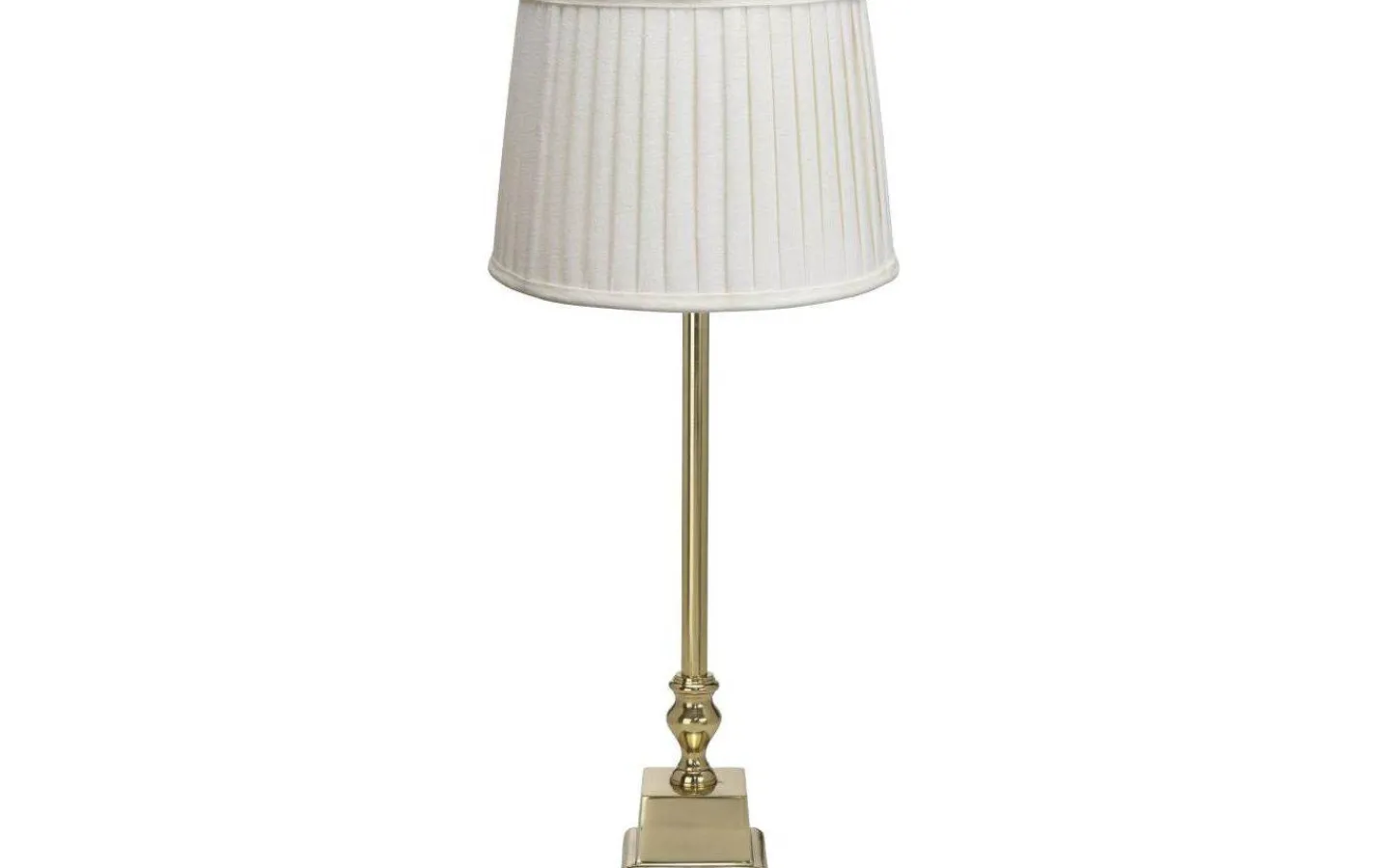 Bordslampor < PR Home Linné Bordslampa 66cm Mässing/Offwhite