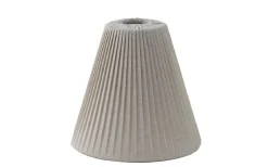 Plisserade Lampskärmar-Hallbergs Linnea Stilskärm Toppringskärm Ø22cm Natur