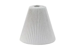 Plisserade Lampskärmar < Hallbergs Linnea Stilskärm Toppringskärm Ø22cm Offwhite