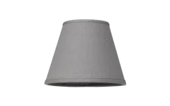 Enfärgade Runda Lampskärmar < Cottex Linne Lampskärm Ø14cm Grå