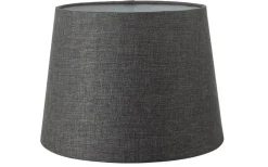 Enfärgade Runda Lampskärmar < Oriva Linne Lampskärm Ø25cm Grå