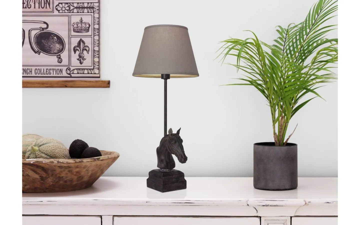 Enfärgade Runda Lampskärmar < Cottex Linne Lampskärm Ø20cm Grå