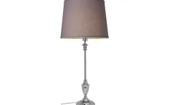 Enfärgade Runda Lampskärmar < Cottex Linne Lampskärm Ø30cm Grå