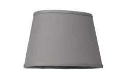 Enfärgade Runda Lampskärmar-Cottex Linne Lampskärm Ø21cm Grå