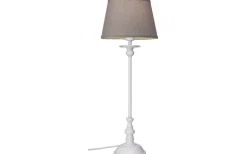 Enfärgade Runda Lampskärmar-Cottex Linne Lampskärm Ø21cm Grå