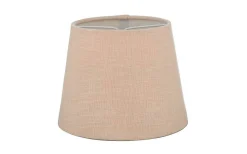 Enfärgade Runda Lampskärmar-Oriva Linne Lampskärm Ø16cm Rosa