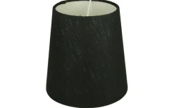 Enfärgade Runda Lampskärmar < Oriva Linne Lampskärm Ø17cm Svart