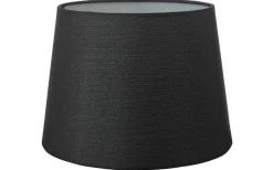 Enfärgade Runda Lampskärmar < Oriva Linne Lampskärm Ø25cm Svart